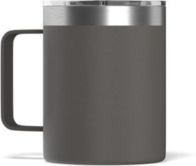 img 3 attached to ☕ Hydrapeak 14oz Insulated Coffee Mug: Stay Refreshed Anywhere, Anytime with Stainless Steel Double Walled Travel Cup, 3 Hours Hot / 9 Hours Cold, Spill-Proof Design and Convenient Handle (Graphite)