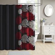 comfort spaces shower curtain printed logo