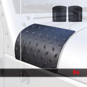 img 4 attached to 🚙 Enhance Your Jeep Wrangler JK JKU with a Black Cowl Body Armor Outer Cowling Cover: Perfect Fit for Rubicon, Sahara, X Off-Road Models (2007-2017)
