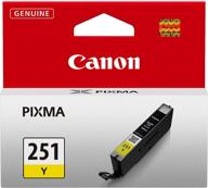 картридж чернил canon cli-251 желтого цвета, совместимый с mg6320, ip7220, mg5420, mx922, mg5520, mg6420, mg7120, ix6820, ip8720, mg7520, mg6620, mg5620. логотип