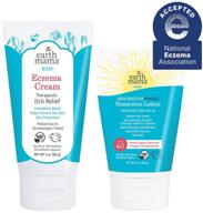 🌿 earth mama organics eczema care set – 3oz eczema cream + 3oz kid’s uber-sensitive mineral sunscreen lotion spf 40 – organic colloidal oatmeal, steroid-free logo