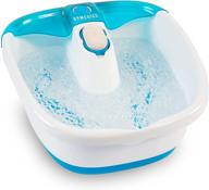 homedics bubble mate foot spa with toe-touch controls and detachable pumice stone logo