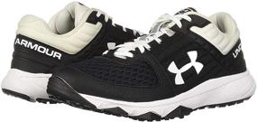 img 3 attached to 👟 Men's White Under Armour Baseball Trainer Shoes