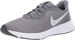 img 4 attached to Nike Revolution Running Anthracite Regular Men's Shoes for Athletic