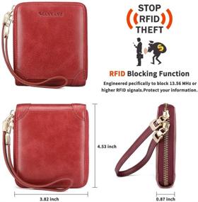 img 3 attached to 👜 Women's Handbags & Wallets: Genuine Capacity Multi Card Wristlet Wallets for Everyday Style