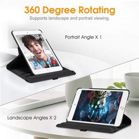 img 2 attached to Fintie Rotating Degree Protective Feature Tablet Accessories