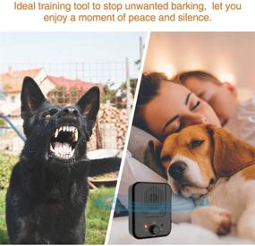 img 2 attached to 🐶 Kaiertcat Anti Barking Device: Ultrasonic Bark Control with Adjustable Level Sonic Bark - Up to 50 Ft. Range - Safe for Dogs