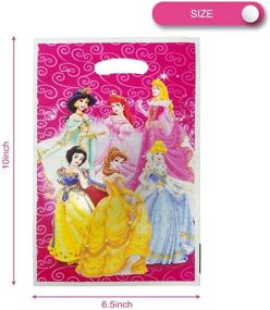 img 2 attached to 🎁 Набор из 30 подарочных пакетов Disney Princess - Придворная тематика для девичьей вечеринки - Пакет для перекуса.