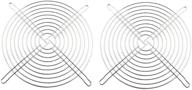 🔒 2-пакет металлической решётки для вентилятора компьютера 200 мм с защитным кожухом для крепления на пк логотип