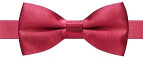 img 1 attached to AUSKY 4 Packs Adjustable Pre-tied Bow Tie for Infant, Baby Boys, Toddler, Child, Kids - Various Styles & Colors