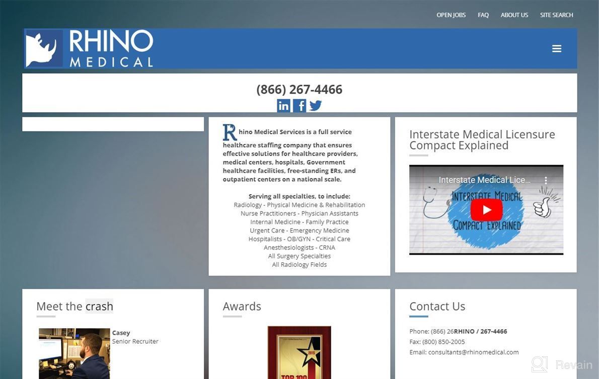 img 1 attached to Rhino Medical Provider Services review by Lance Harrison