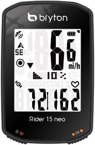 img 4 attached to 🚴 Bryton Rider 15 neo GPS Велосипедный/Велосипедный компьютер: Простое вращение, нажатие и отправка! Продвинутая 3-спутниковая система. До 16 часов автономной работы батареи. Совместим с датчиками скорости, каденса и сердечного ритма BLE. Подсветка и умные уведомления.