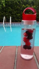 img 1 attached to Infusing Infuser Sports Bottle Colors