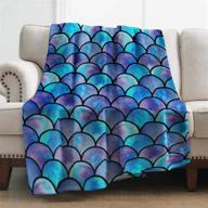 levens mermaid blanket lightweight travelling logo