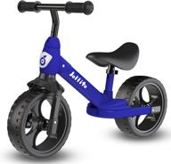 🚲 adjustable seat and handlebar jollito balance bike for 18 months to 5 years old, no-pedal toddler training bike with footrest logo