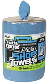 img 1 attached to 🧺 Shop Towel Refill: Sellars Toolbox Blue Towels - Convenient Big Grip Bucket, 200ct