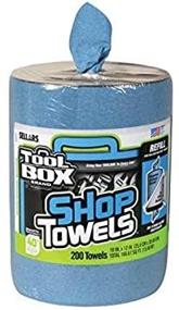 img 3 attached to 🧺 Shop Towel Refill: Sellars Toolbox Blue Towels - Convenient Big Grip Bucket, 200ct