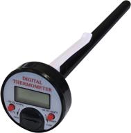 🌡 mastercool (52223-a black 1" digital thermometer: accurate temperature measurement & easy-to-read display logo