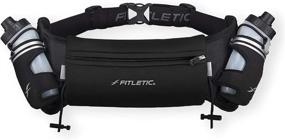 img 4 attached to 🏃 Fitletic Hydra 16 Hydration Belt: Convenient Water Bottle Holder, Pocket, and Gel Holder for Efficient Running