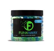 funkaway odor eliminating beads: long-lasting, supercharged odor absorbers for home, car, gym - smoke, pet, and bathroom odor elimination logo