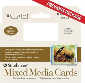 img 2 attached to 📦 Strathmore 105-18-1 Mixed Media, 3.5x4.875 Vellum Cards & Envelopes - 10 Set