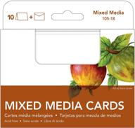 📦 набор карточек и конвертов strathmore 105-18-1 для смешанной техники, 3.5x4.875 дюймов - 10 штук логотип