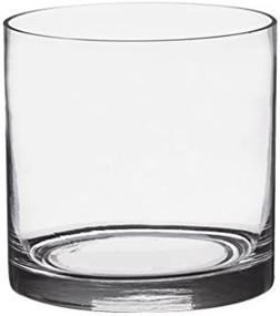 img 1 attached to 6 Pack Clear Round Glass Vase
