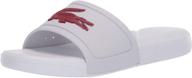 👟 stylish and comfortable: lacoste kids' l.30 slides - perfect for little feet логотип