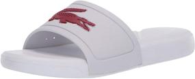 img 4 attached to 👟 Stylish and Comfortable: Lacoste Kids' L.30 Slides - Perfect for Little Feet