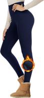 ❄️ nexiepoch fleece lined leggings women - winter yoga pants for warmth & style during hiking and workouts logo