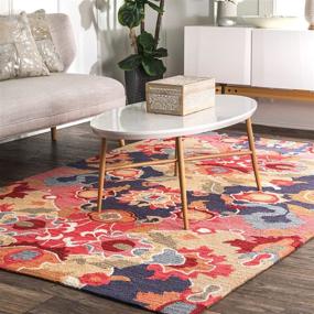 img 4 attached to nuLOOM Felicity Hand Tufted Accent Rug, 2 ft x 3 ft, Multi - Find the Perfect Small Area Rug for Your Space