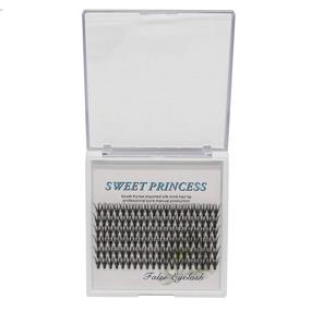 img 2 attached to 🔗 Scala 20 Root Thickness 0.07mm C Curl 3D Individual Eyelashes Extension - Soft Black False Lashes (10mm) - Pro Tools for Eye Lash Enhancement