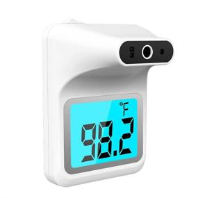 img 4 attached to 🌡️ GEKKA Wall Mounted Forehead Thermometer: Non-Contact Digital Infrared Thermometer for Public Place Self-Testing with LCD Display & Fever Alarm