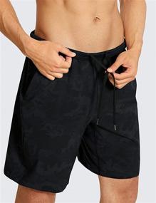 img 2 attached to CRZ YOGA Men's Workout Shorts: 7''/9'' Quick Dry Sports Athletic Shorts with Pockets – Ultimate Performance and Style