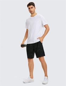 img 1 attached to CRZ YOGA Men's Workout Shorts: 7''/9'' Quick Dry Sports Athletic Shorts with Pockets – Ultimate Performance and Style
