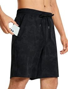 img 4 attached to CRZ YOGA Men's Workout Shorts: 7''/9'' Quick Dry Sports Athletic Shorts with Pockets – Ultimate Performance and Style