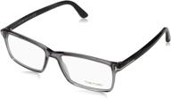 👓 clear rectangular eyeglasses by ford 020 logo
