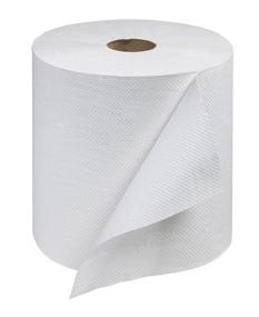 img 3 attached to 📦 Tork White Universal Hand Towel Roll - RB8002 - Large Size - 100% Recycled, 1-Ply - Pack of 6 Rolls (800 ft each)