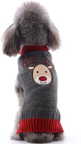 img 4 attached to 🐶 TENGZHI Dog Christmas Sweater Pet Costume XXS Cat Ugly Christmas Sweater Fall Puppy Jumper Dog Outfit for Small Medium Dogs Girl - Cozy Holiday Apparel for Your Furry Friend