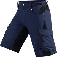 cycorld mens mountain bike shorts: loose fit, zippered pockets for mtb, cycling, hiking & outdoor activities логотип