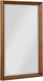 img 1 attached to 🪞 Dorel Living Tribecca 24 Inch Chocolate Spice Bathroom Mirror - Sleek and Stylish Option for Modern Bathroom Décor