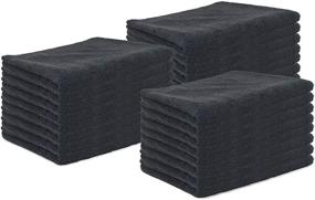 img 4 attached to 16x27 Salon Towels: Arkwright Microfiber Bleach Safe & Resistant (24 Pack)