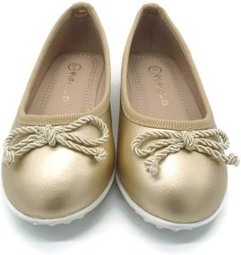 img 3 attached to Pipiolo Sport Slip Ballet Flats Girls' Shoes