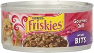 🐱 premium purina friskies meaty bits gourmet grill in gravy cat food – 24 cans, 5.5 oz each logo
