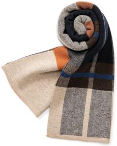 img 4 attached to 🧣 Stay Cozy with Villand Australian Merino Knitted Neckwear: Essential Men's Accessories