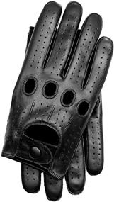 img 2 attached to Riparo Genuine Leather Full Finger Driving Men's Accessories in Gloves & Mittens