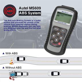 img 2 attached to 🔍 Автосканер Autel MS609: полные функции OBDII и диагностика ABS | Обновленная версия AL519