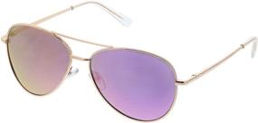 img 4 attached to Peepers Reading Aviator Sunglasses Yellow_Gold Vision Care