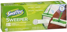 img 3 attached to 🧹 Swiffer Sweeper Starter Kit: 2-in-1 Mop and Broom Floor Cleaner