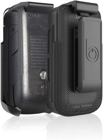 img 4 attached to Highly Durable BELTRON Sonim XP3 XP3800 Holster – Ultimate Rotating Belt Clip Holder Combo for Sonim XP3 XP3800 (AT&T FirstNet Sprint Verizon Flip Phone) – Equipped with Built-in Kickstand (Not Suitable for T-Mobile XP3 Plus)